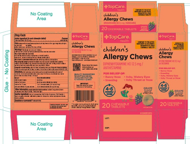 Pill image for Topco Children’s Allergy Chews