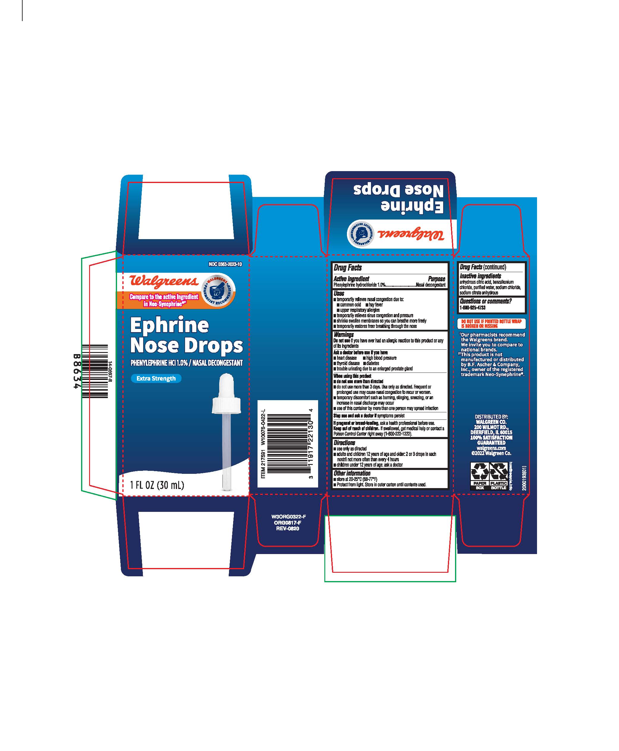 Pill image for Walgreens Ephrine Nose Drops