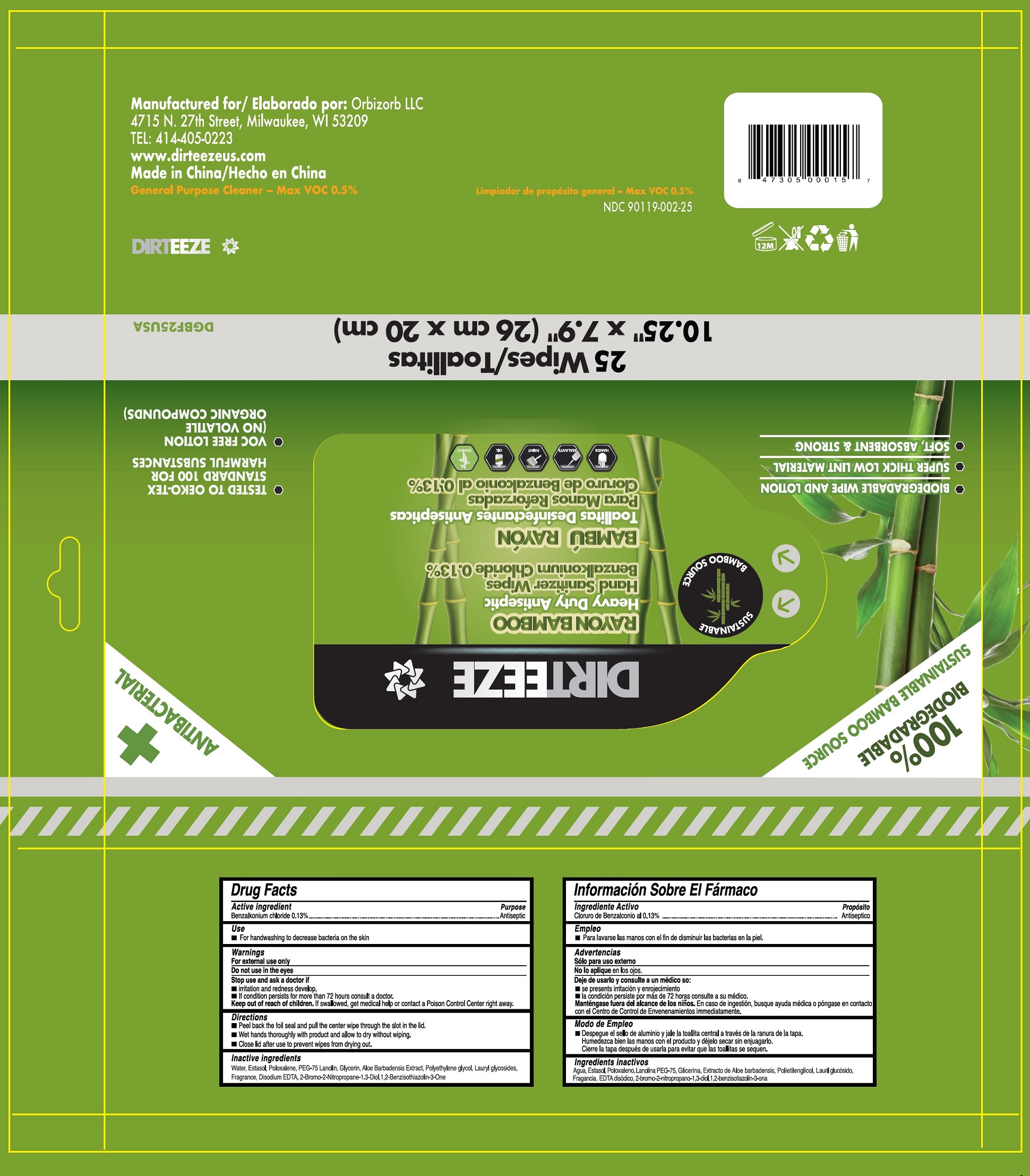 Pill image for Rayon Bamboo Heavy Duty Antiseptic Hand Sanitizer Wipes