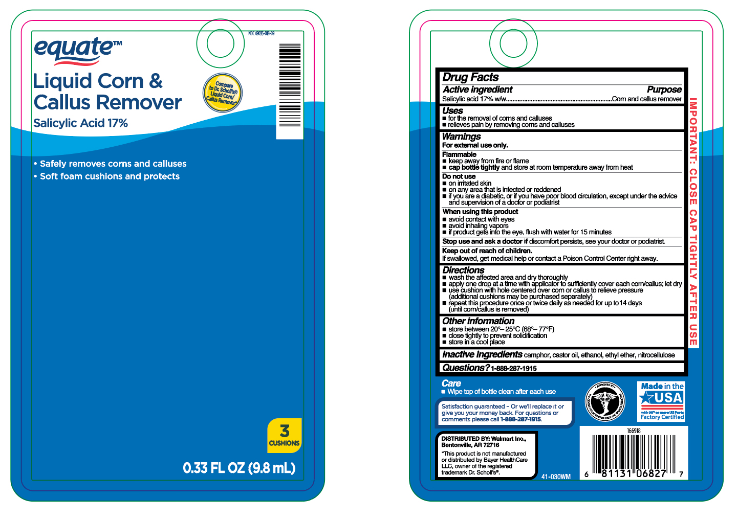 Pill image for Equate Liquid Corn & Callus Remover