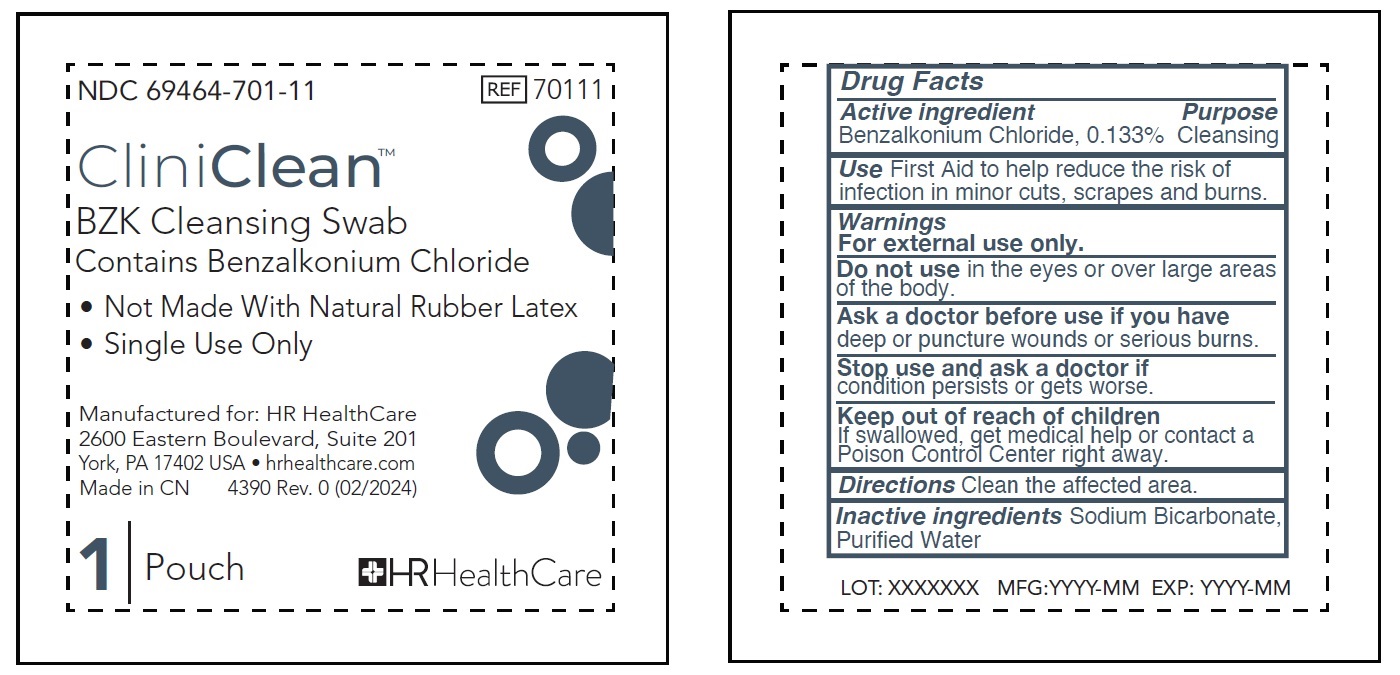 Pill image for Cliniclean Bzk Cleansing Swab Contains Benzalkonium Chloride