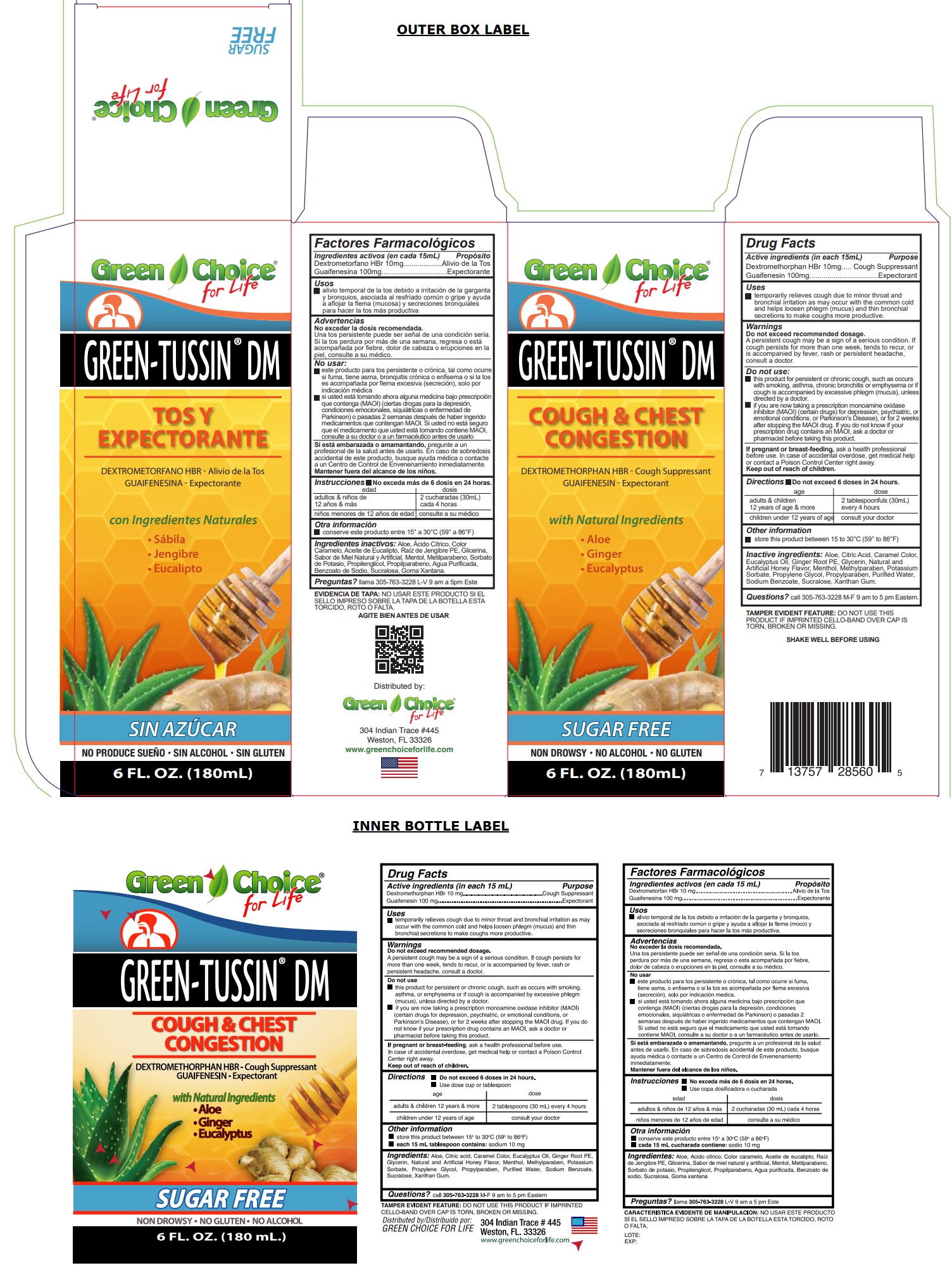 Pill image for Green Tussin Dm Sugar Free 