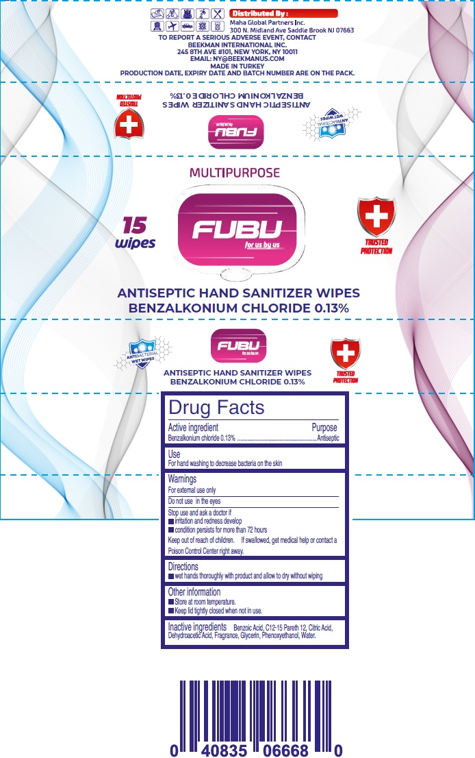 Pill image for Fubu Antiseptic Hand Sanitizer Wipes