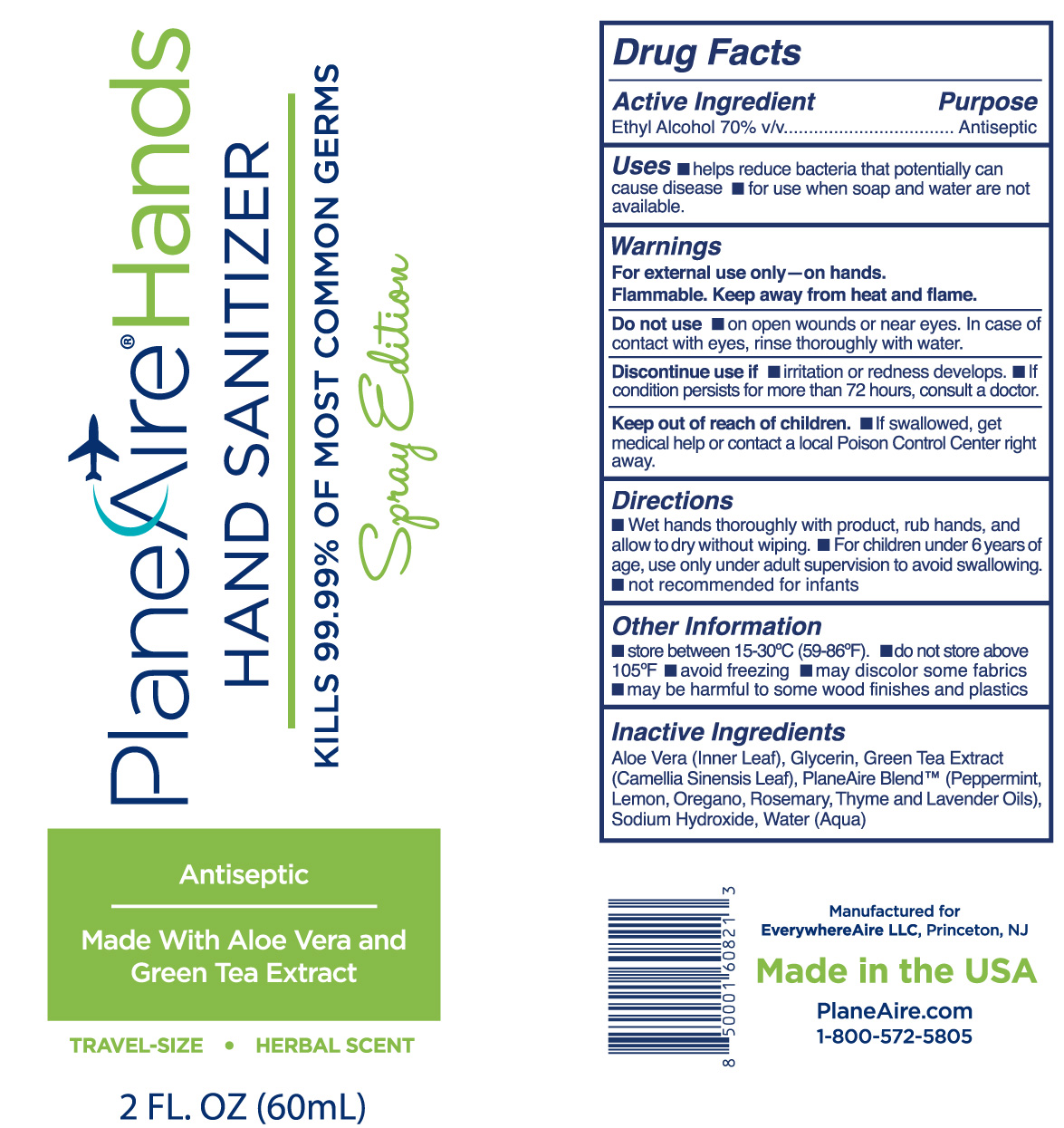 Pill image for Planeaire Hands Spray Hand Sanitizer Signature Herbal