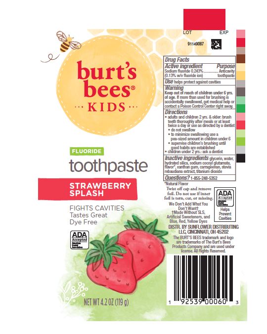 Pill image for Burt's Bees Kids Strawberry Splash
