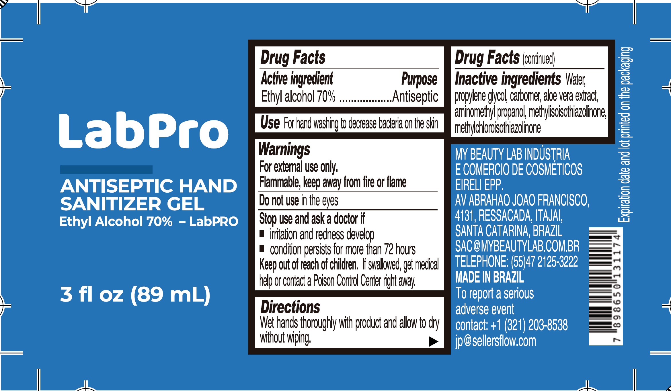 Pill image for Labpro Antiseptic Hand Sanitizer Gel