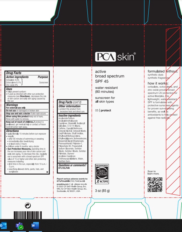 Pill image for Pca Skincare Active Broad Spectrum Spf 45