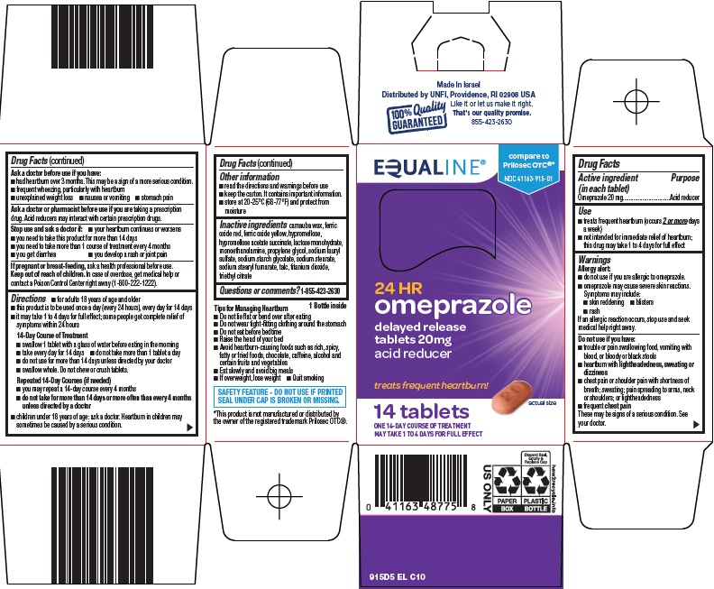 Pill image for Supervalu Inc. Omeprazole Drug Facts