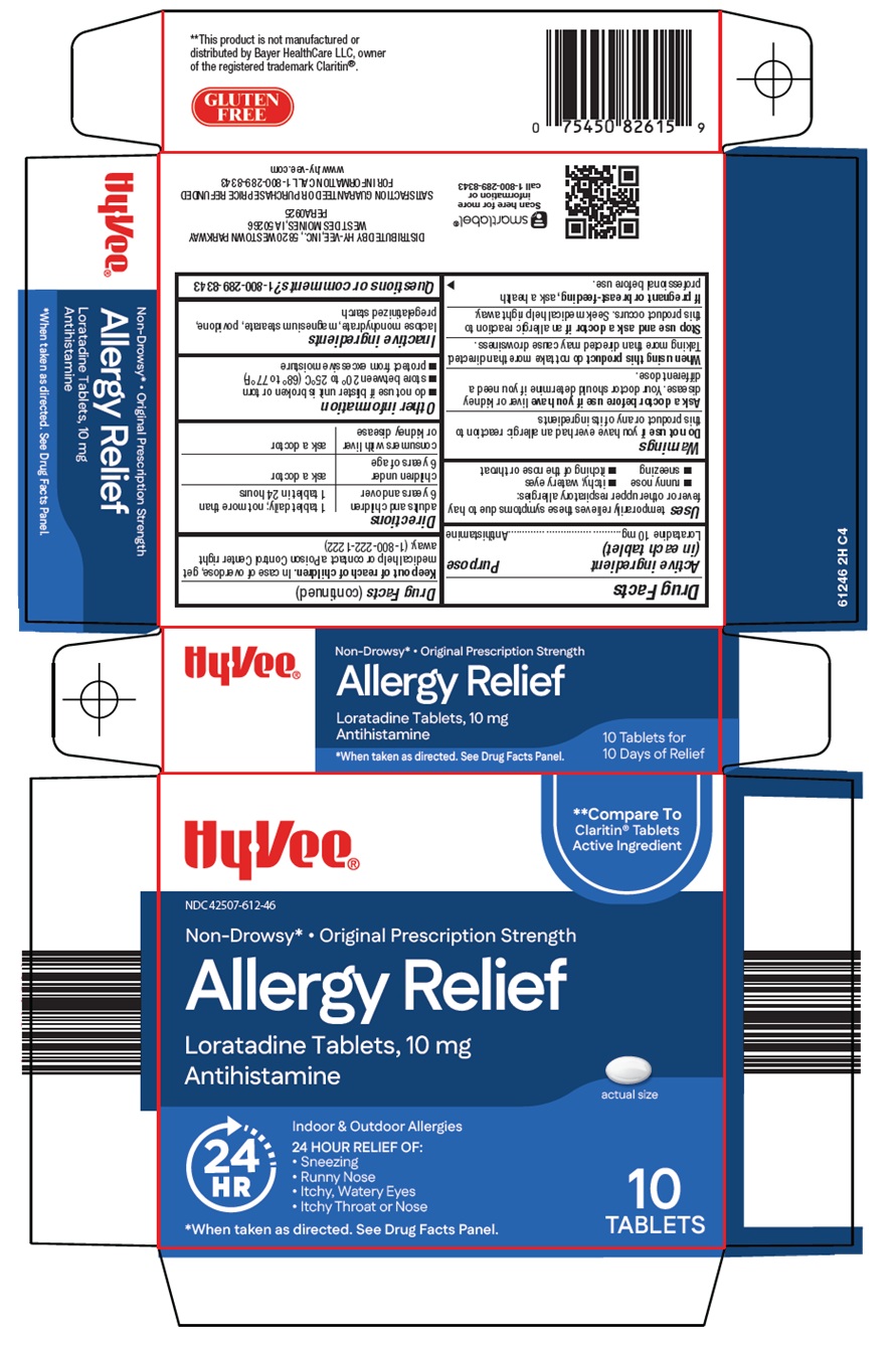 Pill image for Hy-vee, Inc. Allergy Relief Drug Facts