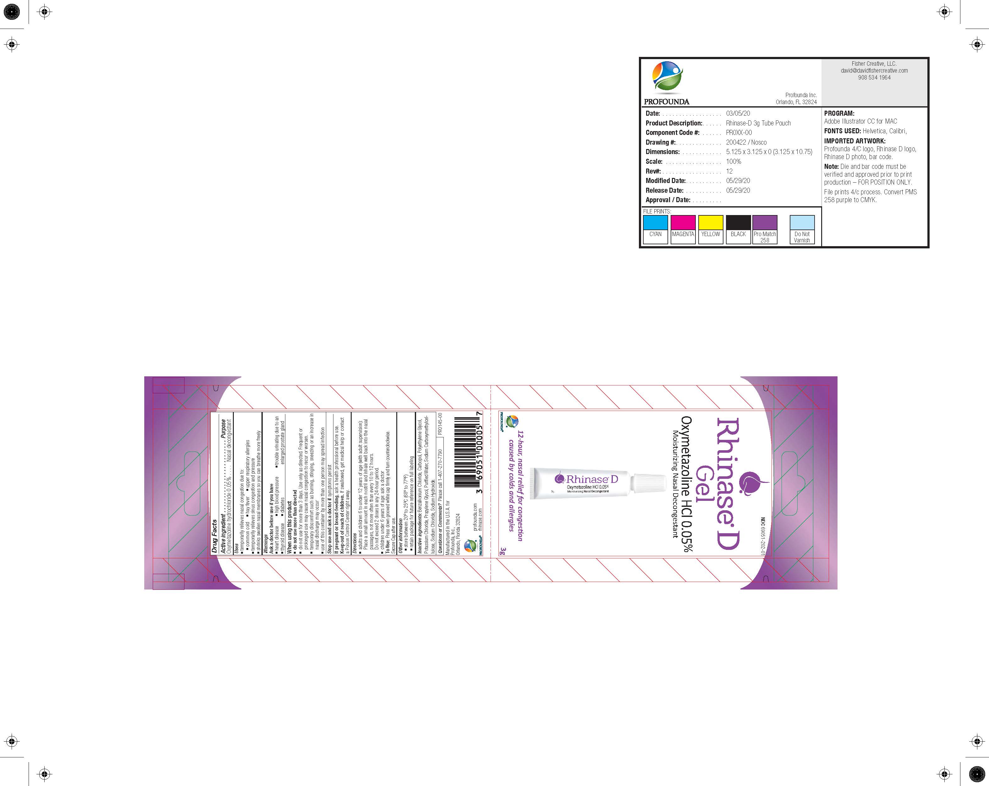 Pill image for Rhinase D (oxymetazoline Hcl) Moisturizing Nasal Decongestant 3 G