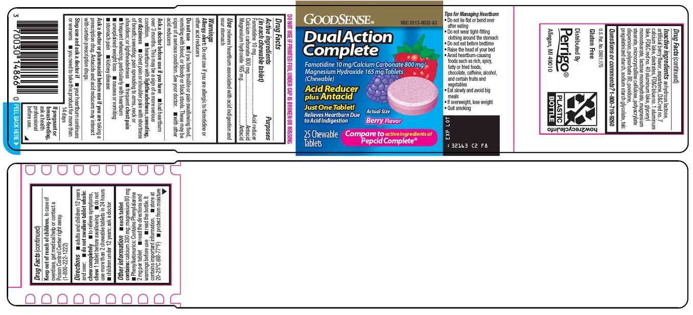 Pill image for Perrigo Dual Action Complete Drug Facts