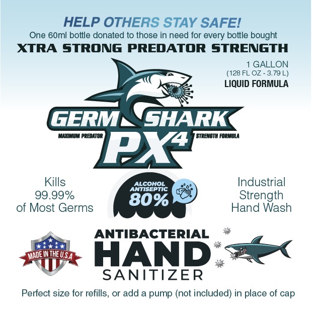 Pill image for Germ Shark Px4 Hand Sanitizer