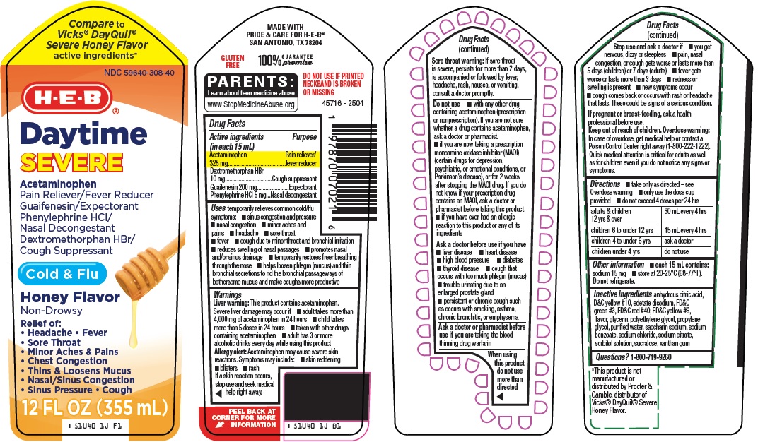 Pill image for Heb Daytime Severe Drug Facts
