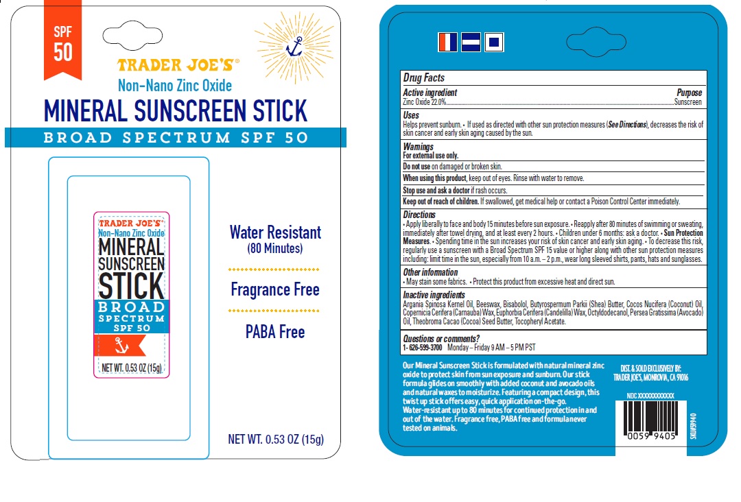 Pill image for Trader Joe’s Mineral Sunscreen Stick