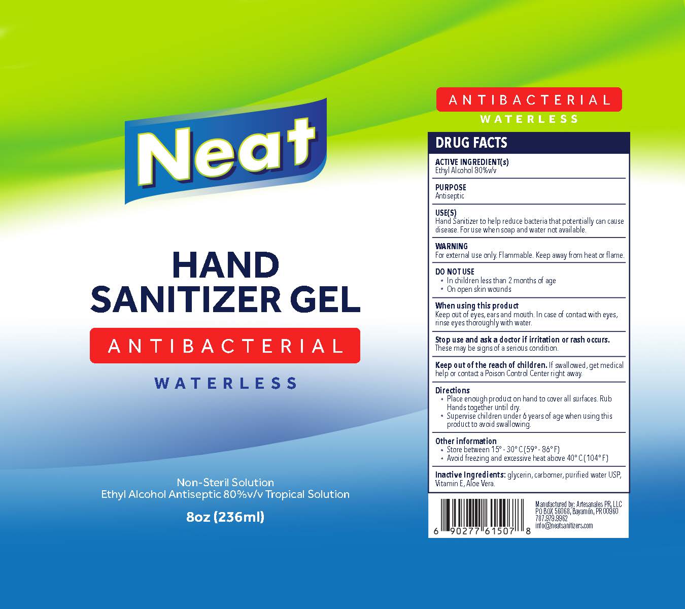 Pill image for Hand Sanitizer Neat 80% Ethyl