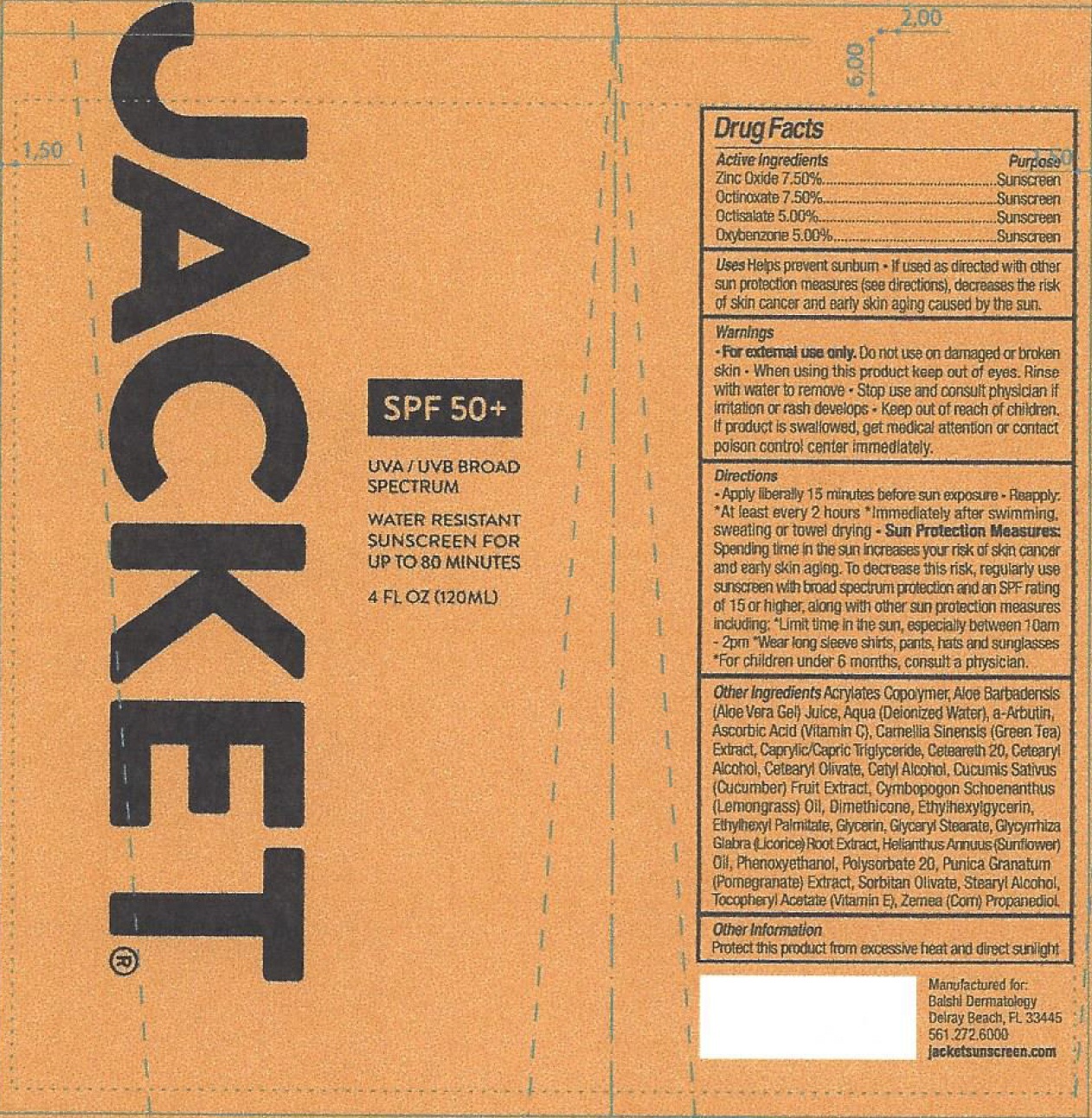 Pill image for Jacket Spf 50+ Cream