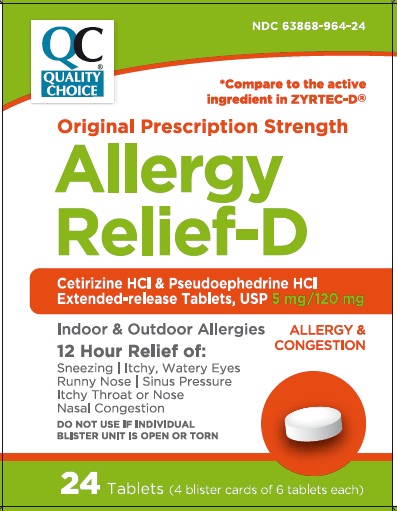 Pill image for Cetirizine Hydrochloride And Pseudoephedrine Hydrochloride Extended-release Tablets, Usp