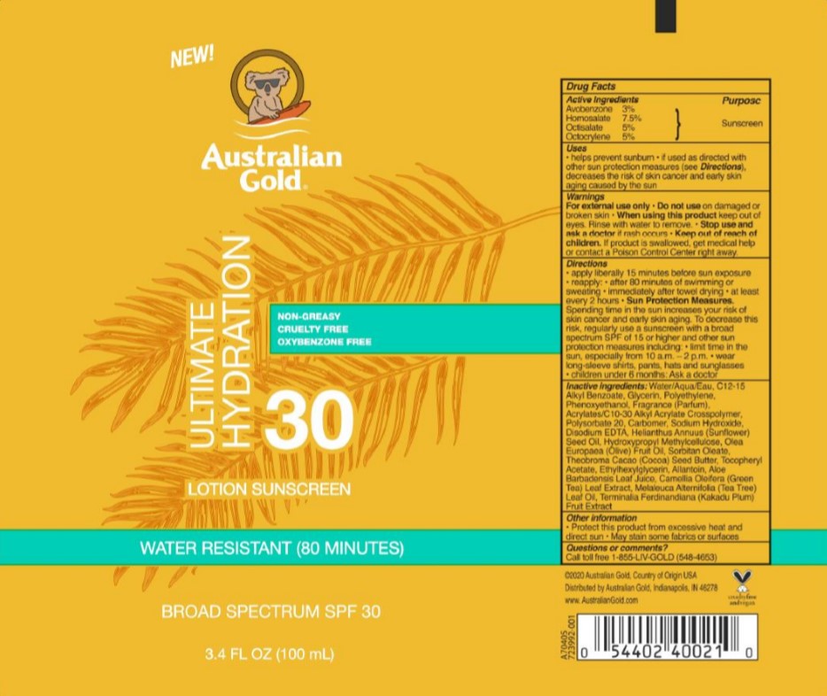 Pill image for Australian Gold Ultimate Hydration Lotion Sunscreen Spf 30