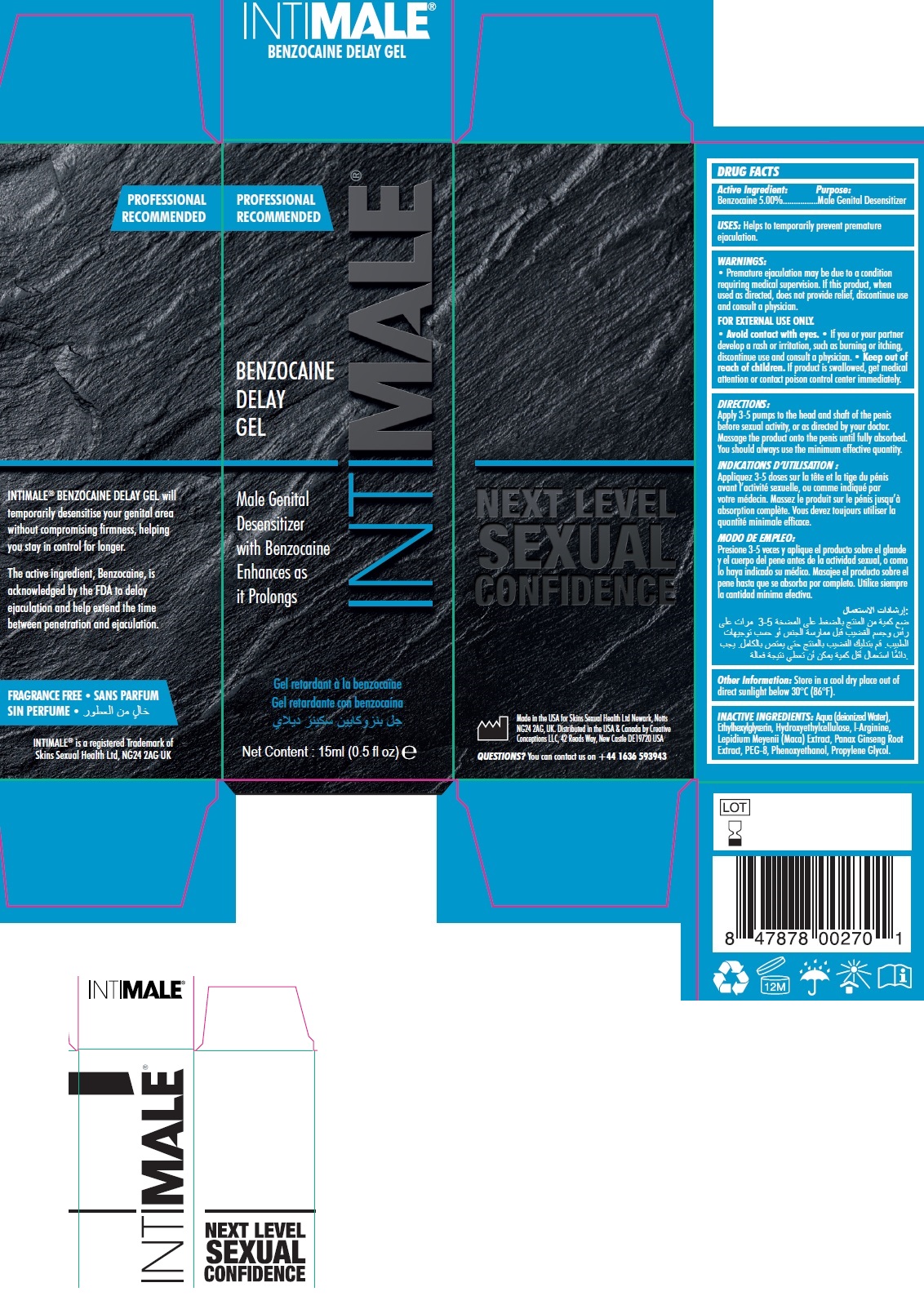 Pill image for Intimale Benzocaine Delay Gel