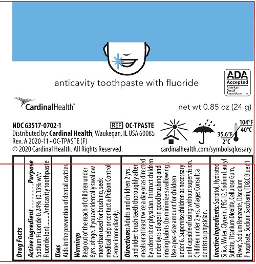 Pill image for Cardinal Health Toothpaste