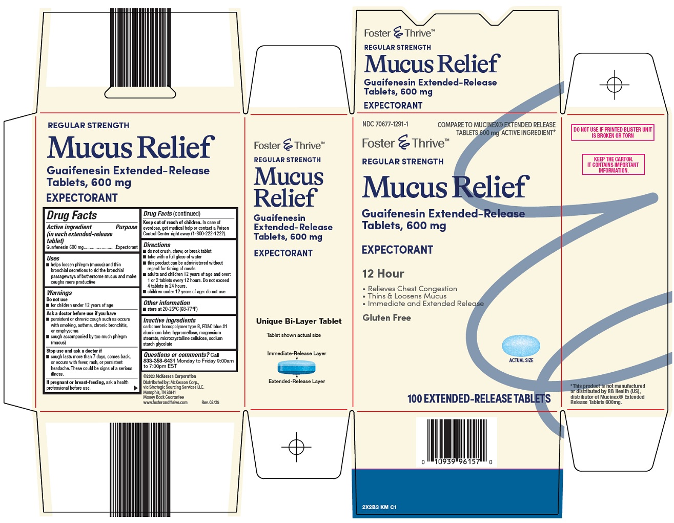Pill image for Mckesson Mucus Relief Drug Facts