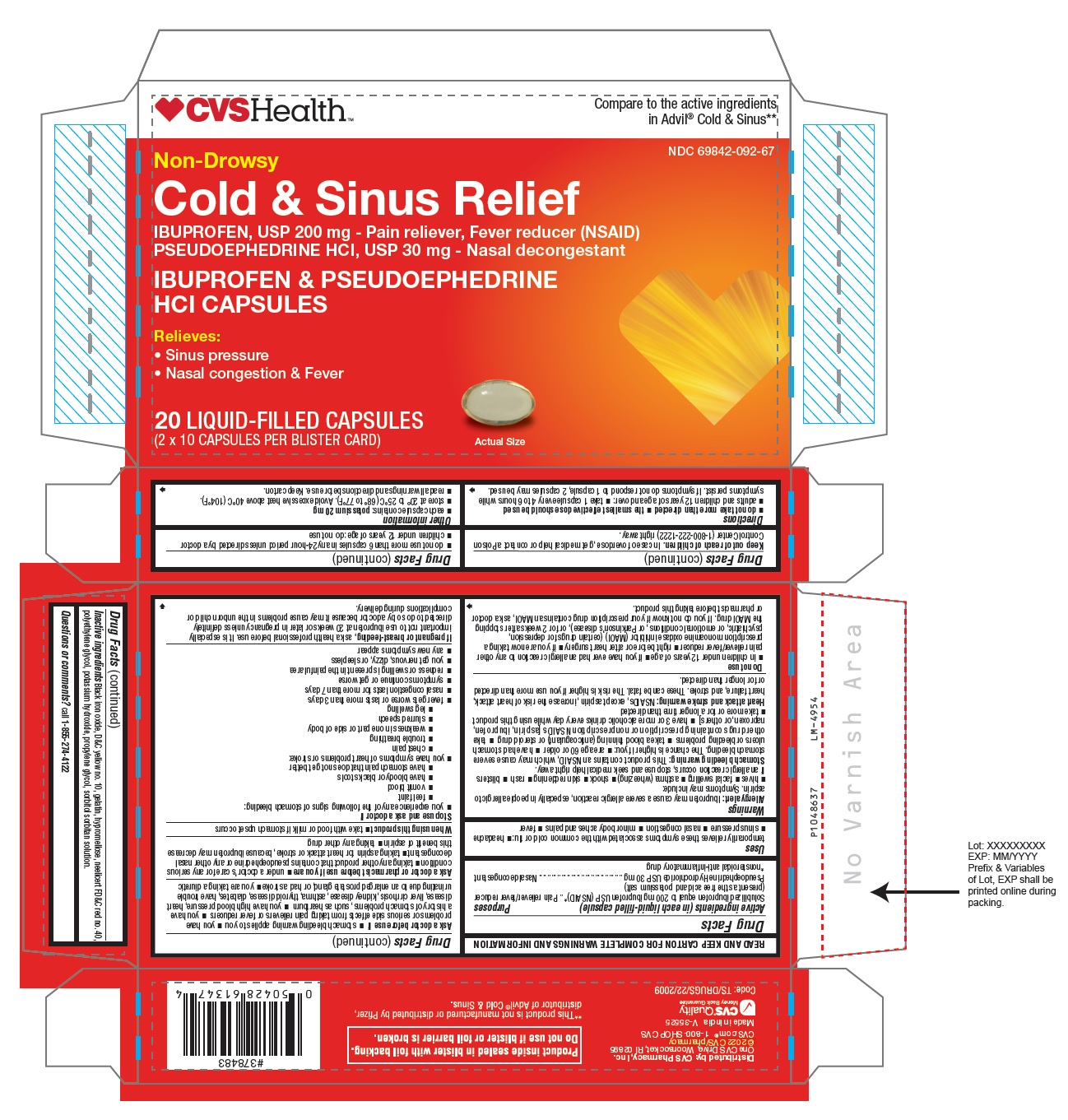 Pill image for Ibuprofen And Pseudoephedrine Hcl Capsules 200 Mg/30 Mg