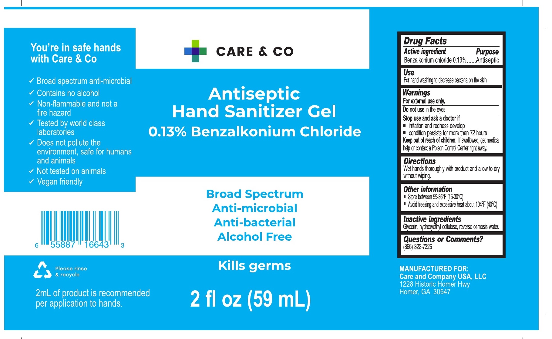 Pill image for Care & Co Hand Sanitizer Gel