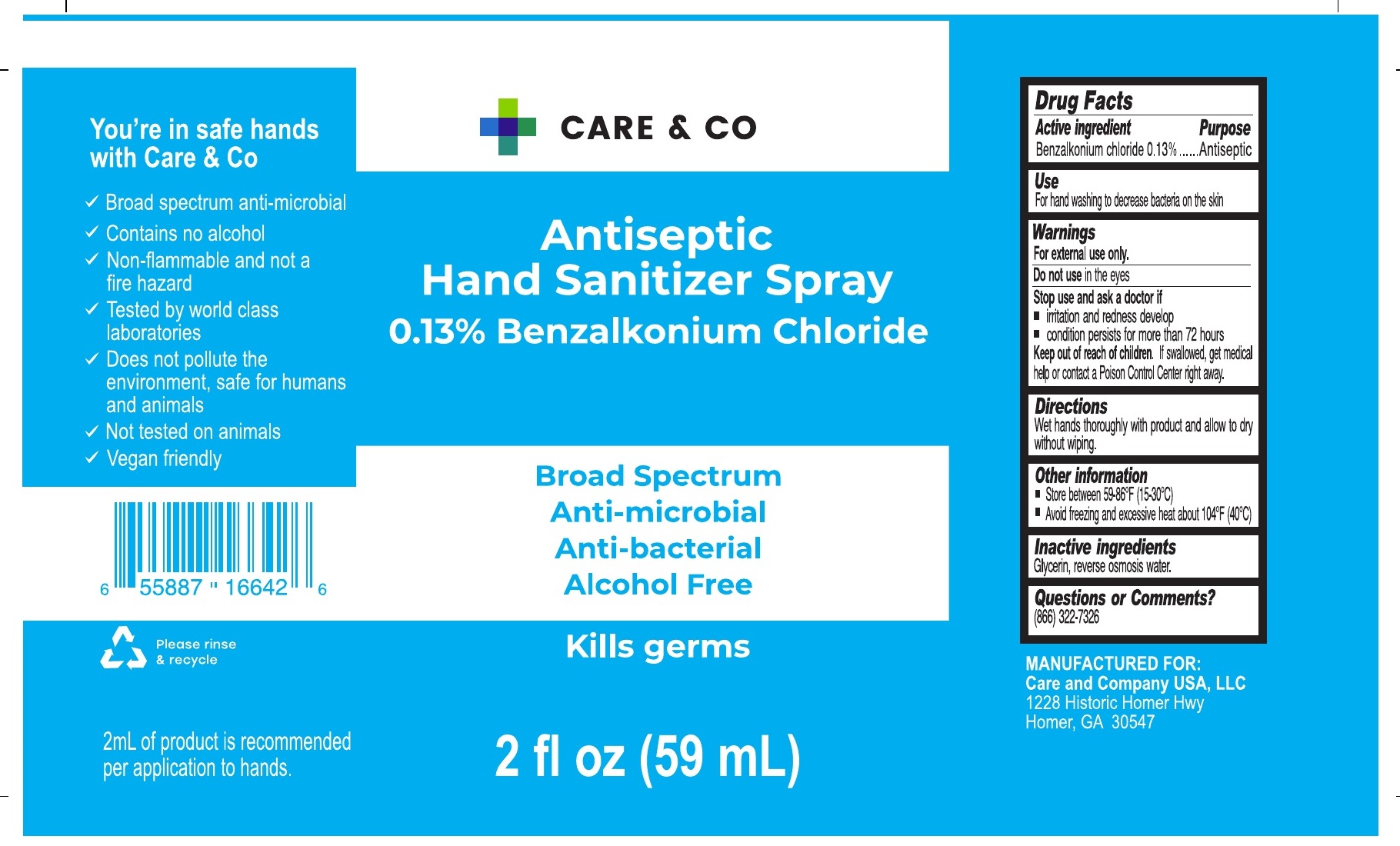 Pill image for Care & Co Hand Sanitizer Spray