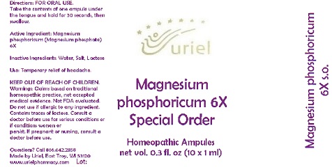 Pill image for Magnesium Phosphoricum 6 Special Order