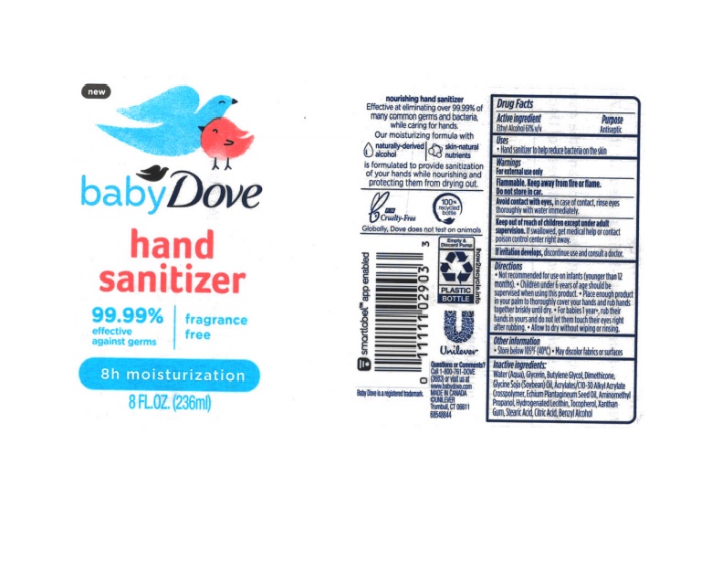 Pill image for Baby Dove 8h Moisturization Hand Sanitizer