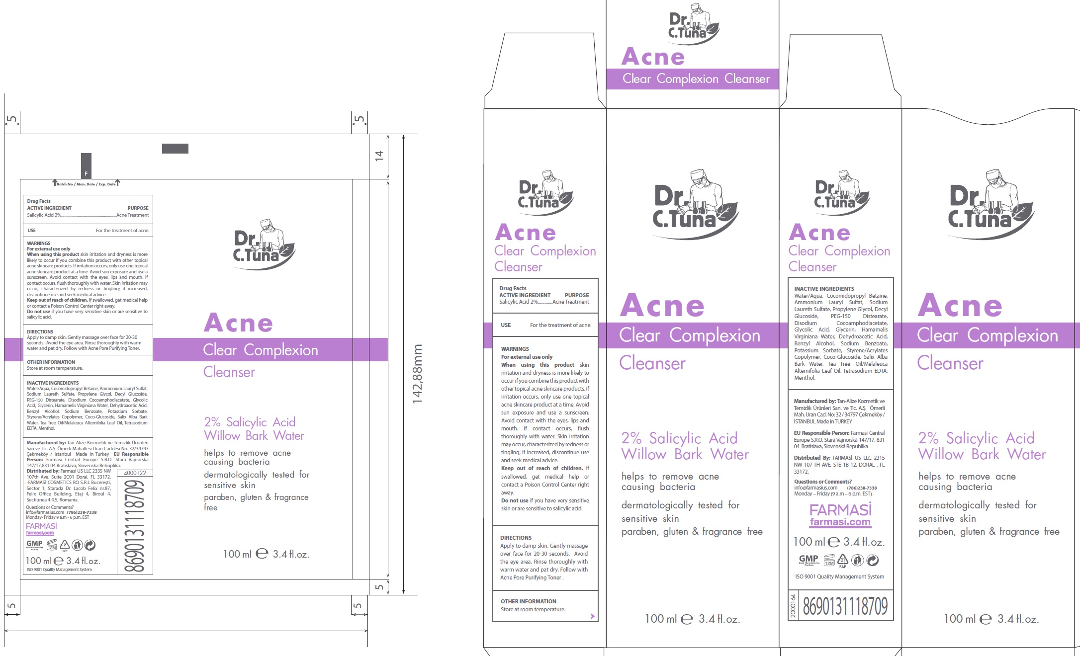 Pill image for Dr. C. Tuna Acne Clear Complexion Cleanser