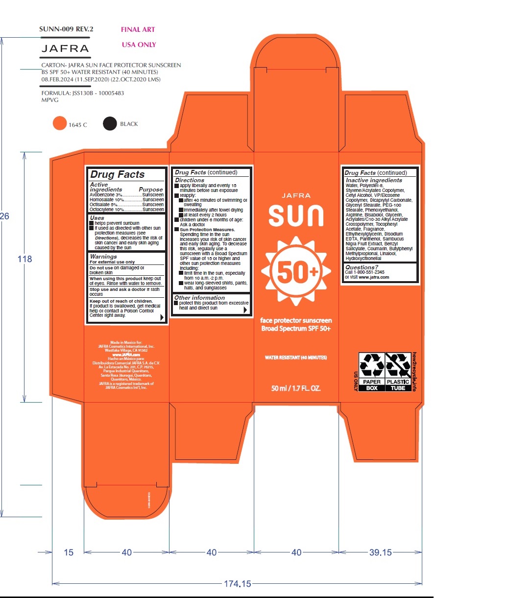 Pill image for jafra face protector sunscreen broad spectrum spf 50+
