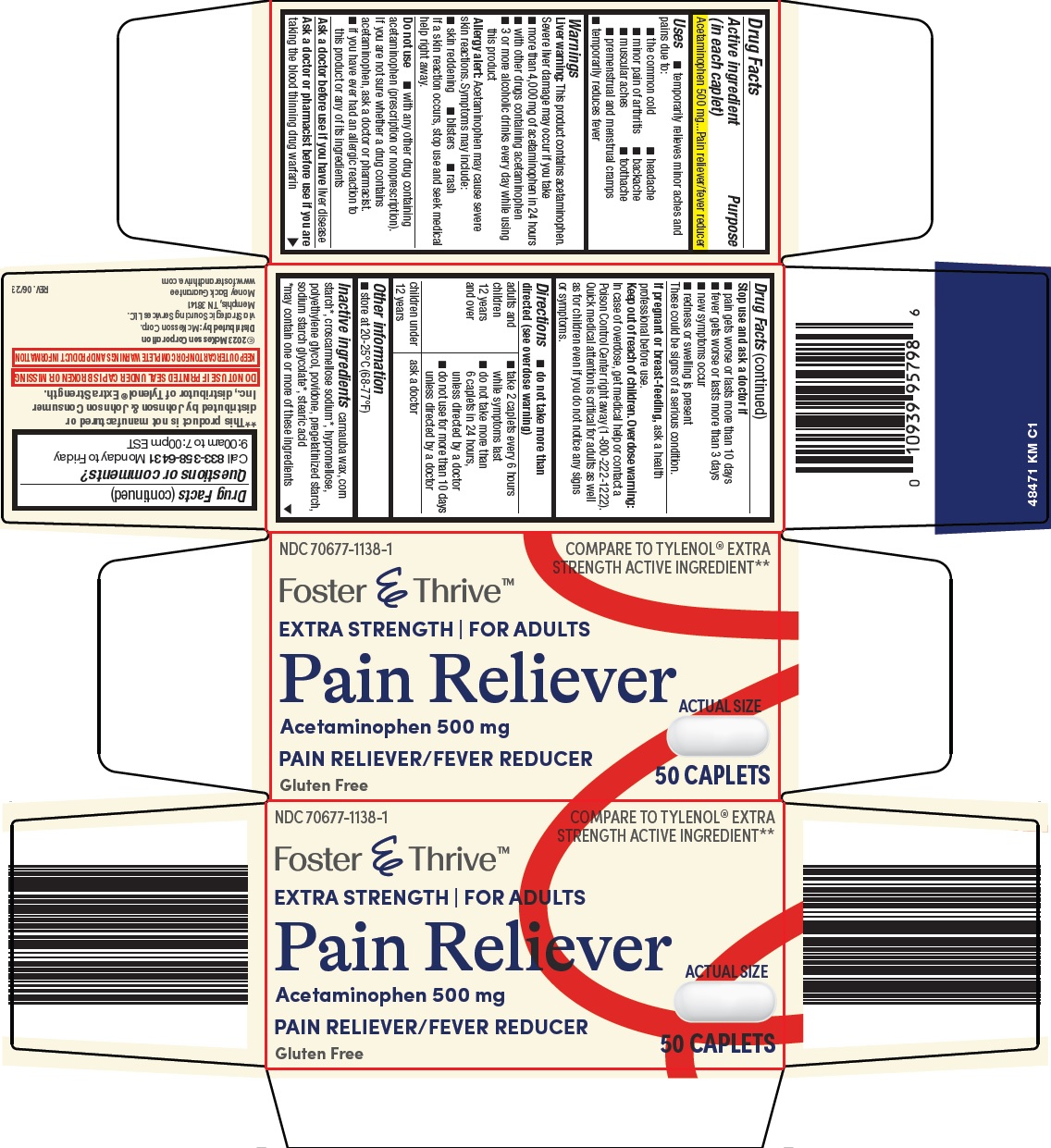 Pill image for Mckesson Pain Reliever Drug Facts