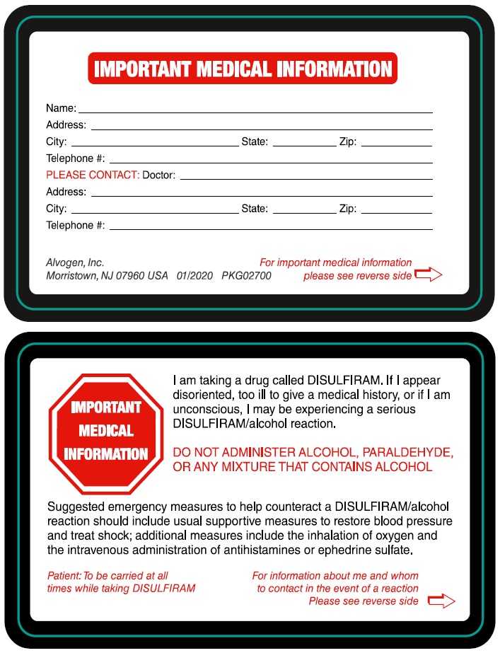 Pill image for Disulfiram Tablets, Usp