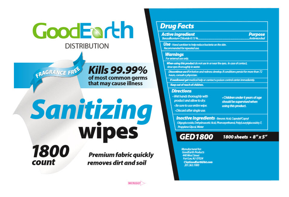 Pill image for Fragrance Free Sanitizing Wipes