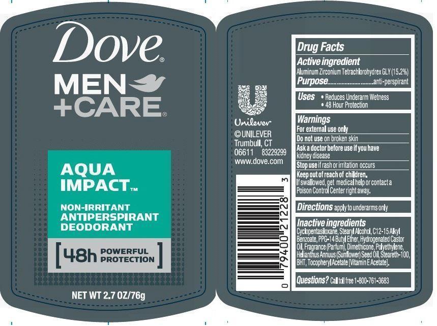 Pill image for Dove Men Plus Care Aqua Impact Antiperspirant Deodorant