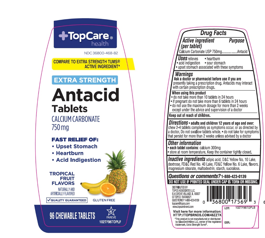 Pill image for topco associates llc. antacid calcium drug facts