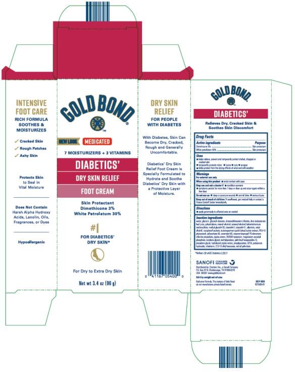 Pill image for Gold Bond Diabetics Medicated Dry Skin Relief Foot Cream