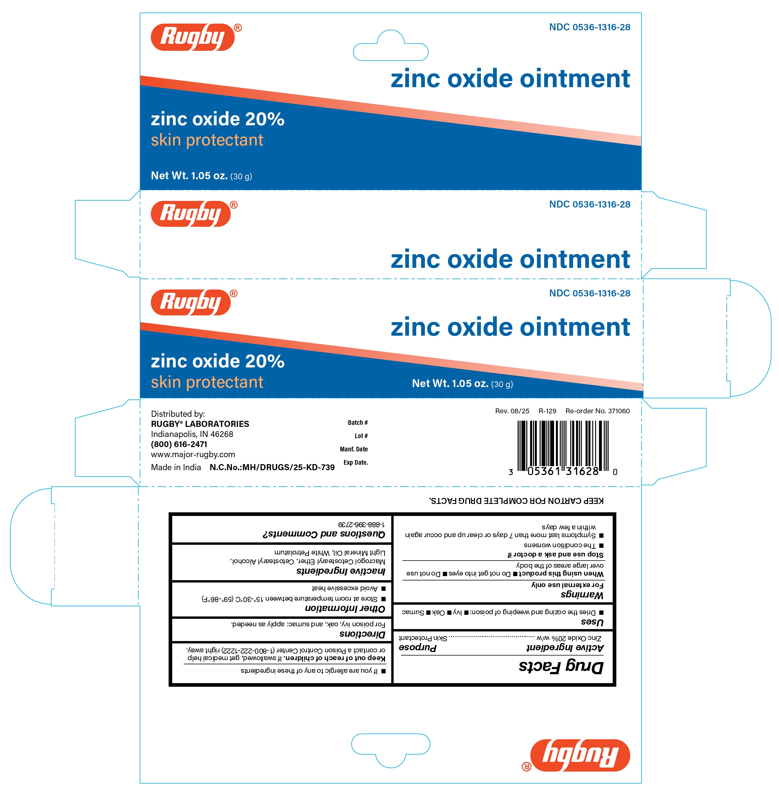 Pill image for Cr-371076 Rugby Zinc Oxide 20%