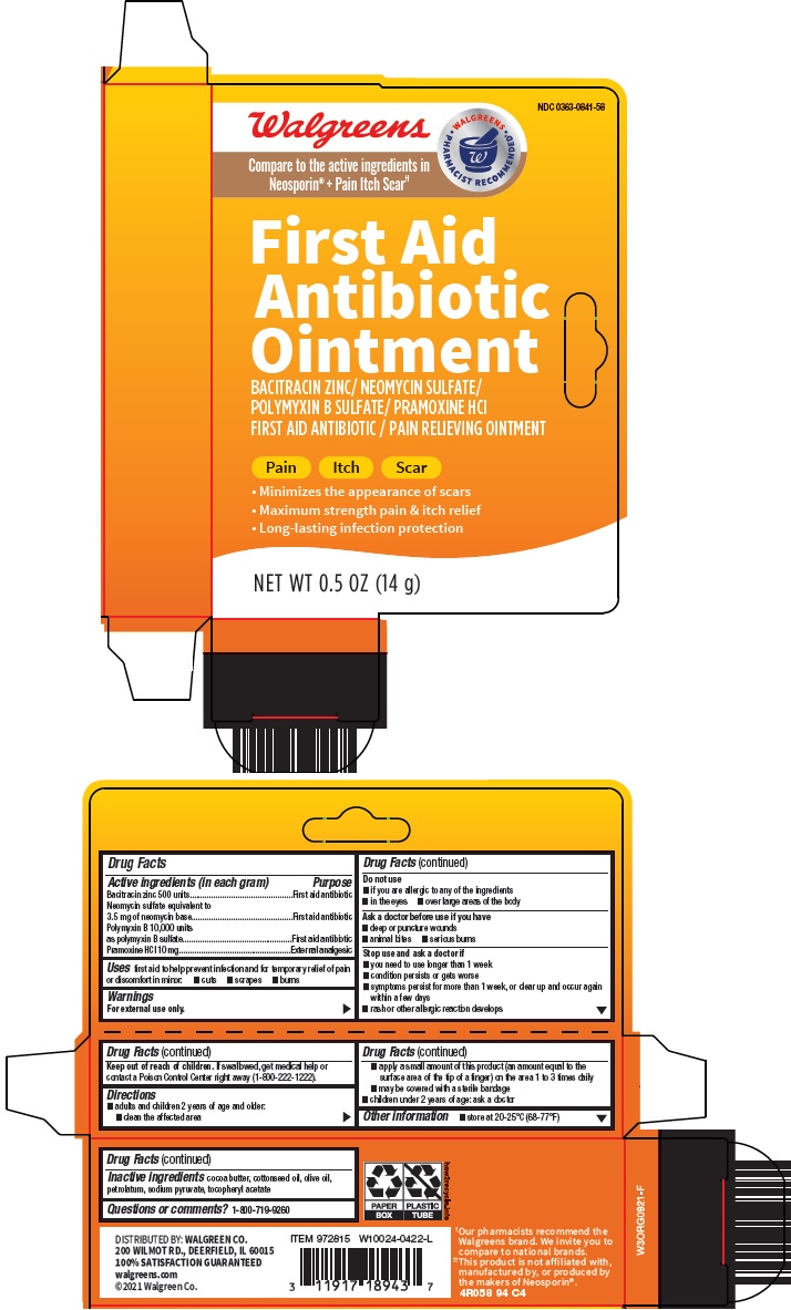 Pill image for Walgreen Co. First Aid Antibiotic Ointment Drug Facts
