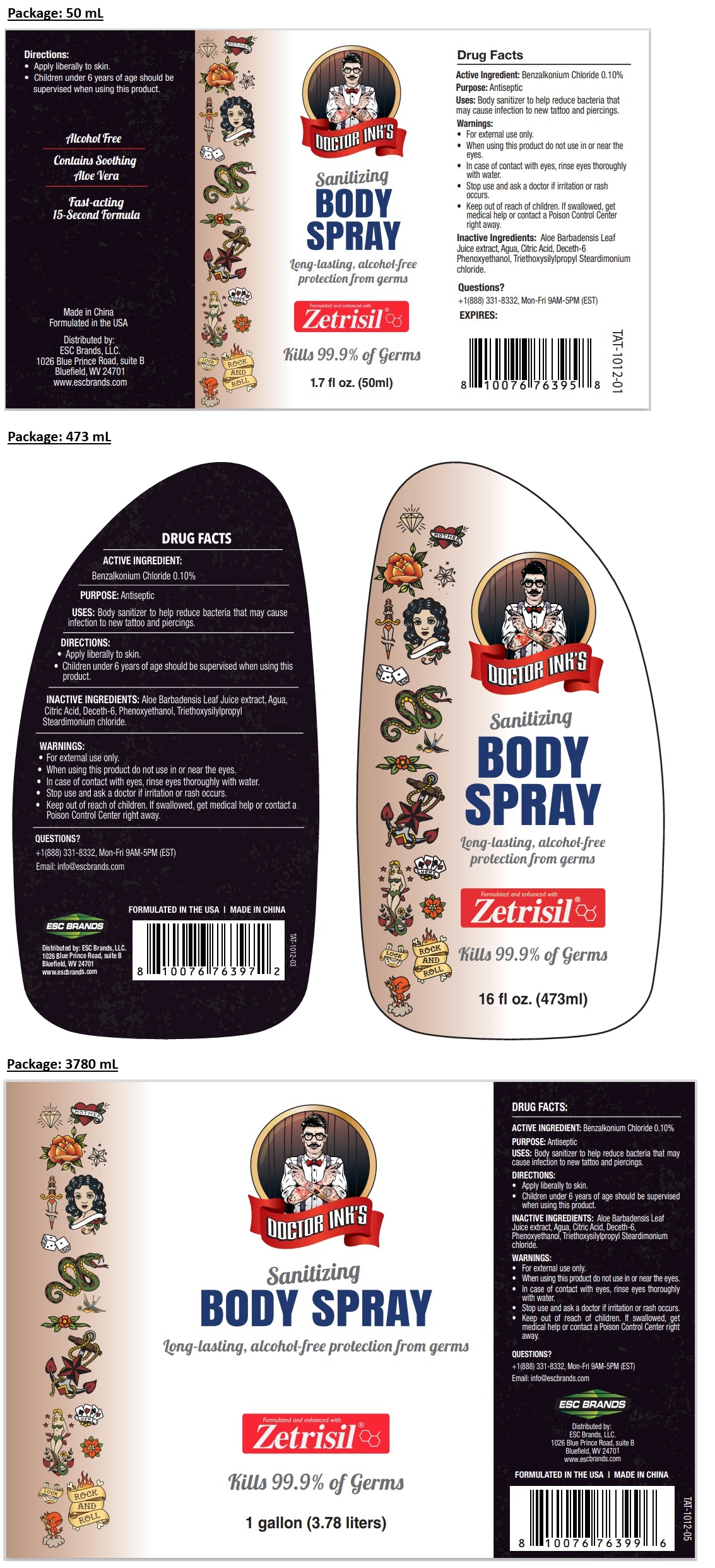 Pill image for Doctor Ink's Sanitizing