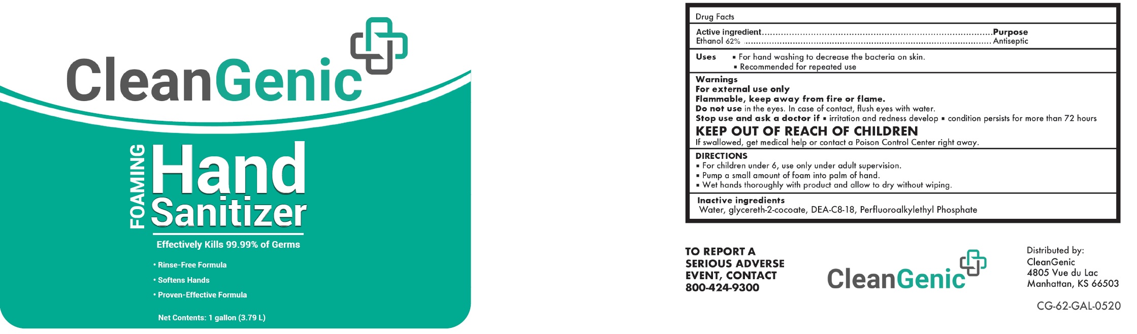Pill image for Cleangenic Foaming Hand Sanitizer