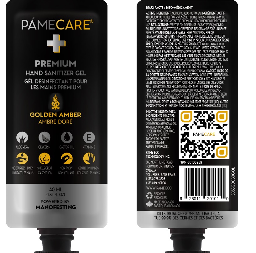 Pill image for Pame Care Premium: Golden Amber: Hand Sanitizer Gel