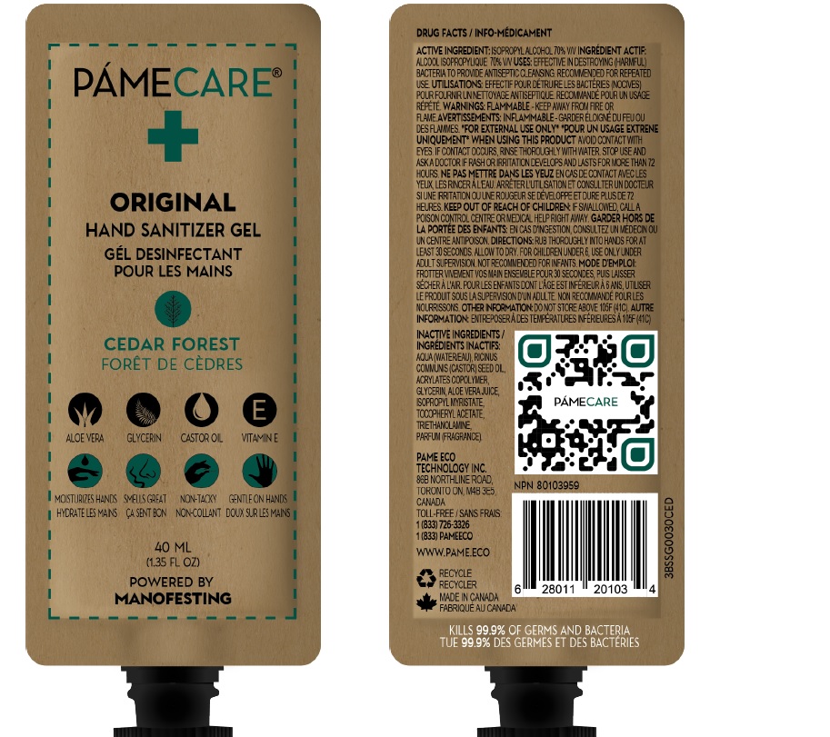 Pill image for Pame Care Original Cedar Forest Hand Sanitizer Gel