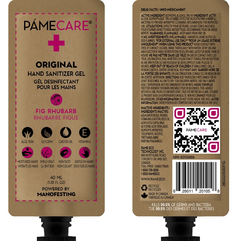 Pill image for Pame Care Original Fig Rhubarb Hand Sanitizer Gel
