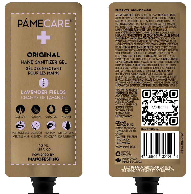 Pill image for Pame Care Original: Lavender Fields: Hand Sanitizer Gel