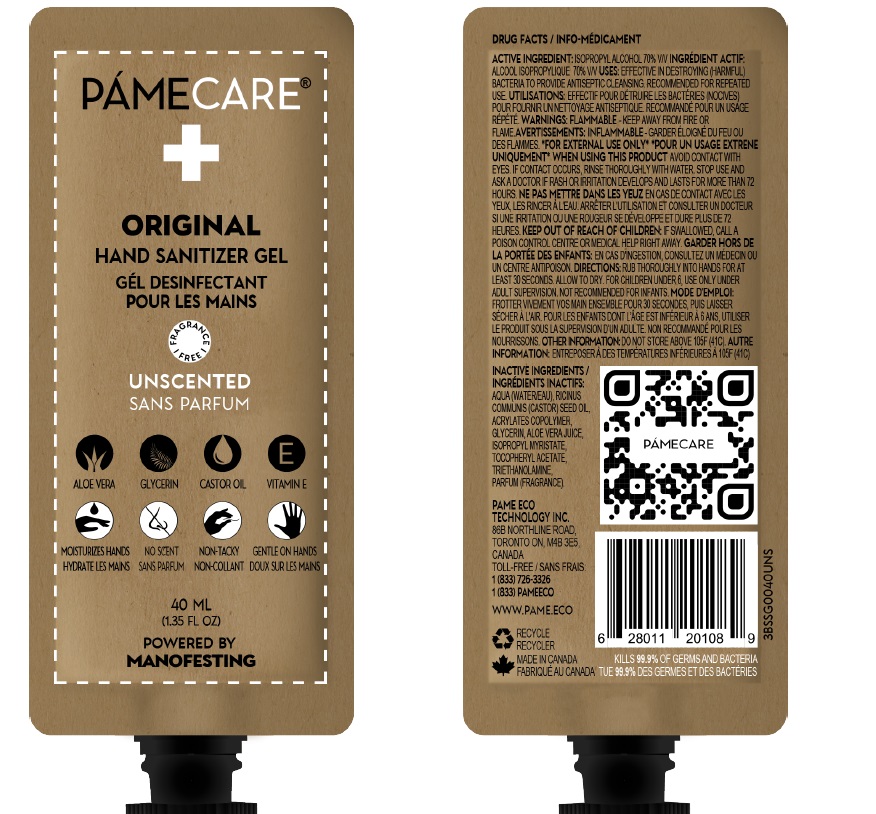 Pill image for Pame Care Original: Unscented Sans Parfum: Hand Sanitizer Gel