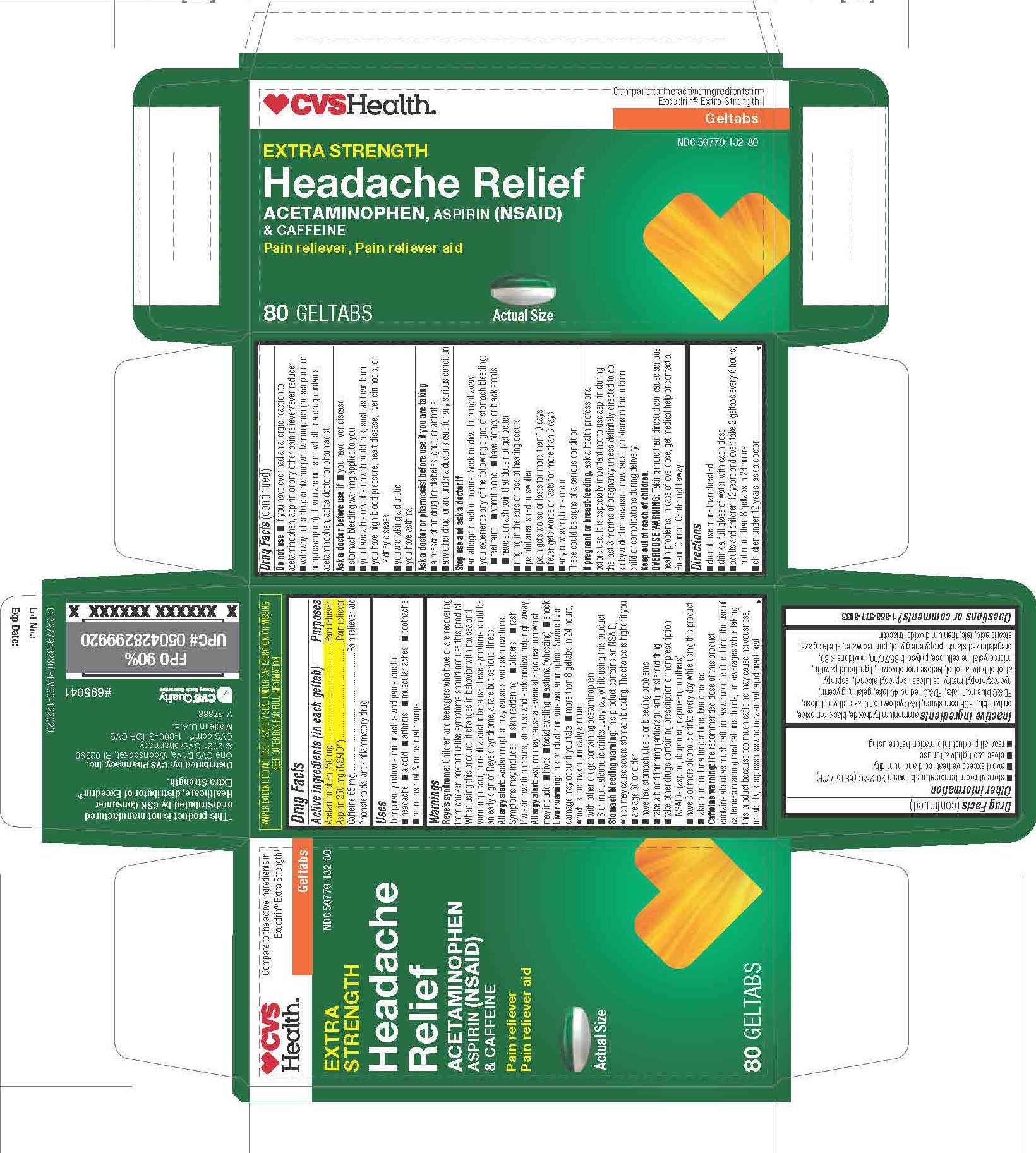 Pill image for Cvs Headache Relief Geltabs