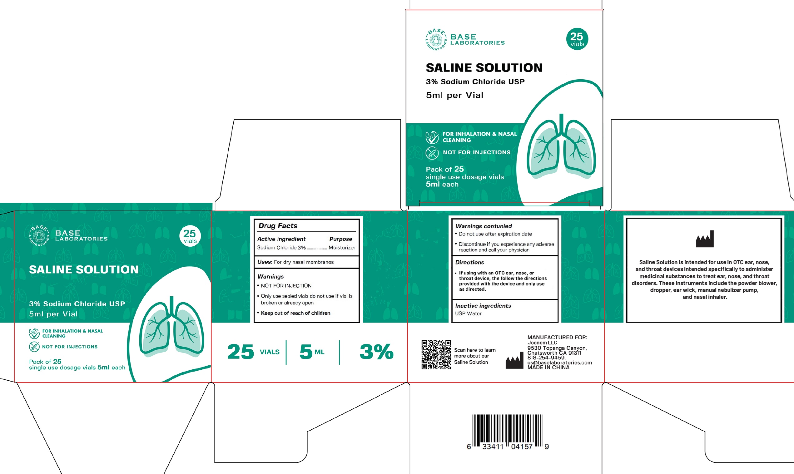 Pill image for Base Laboratories Saline Solution 3% Sodium Chloride