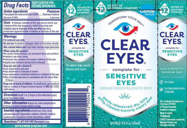 Pill image for Clear Eyes Sensitive